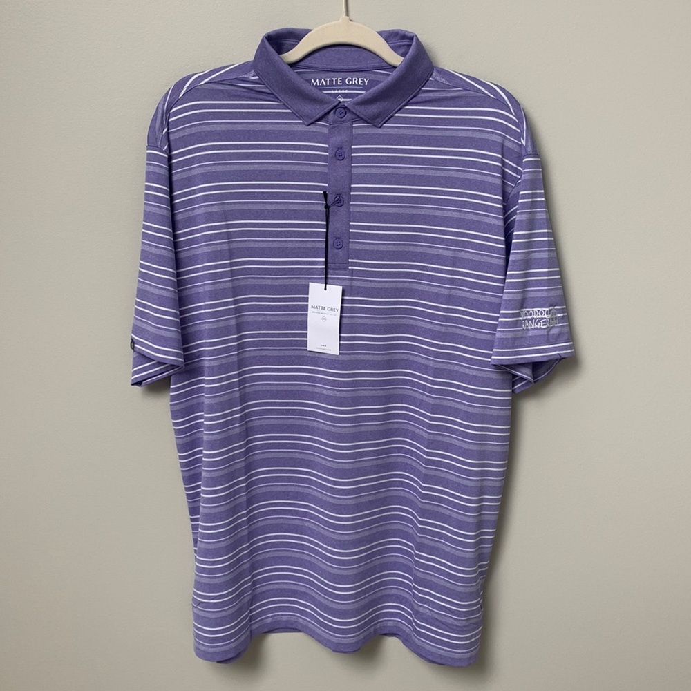 Matte Grey Voodoo Ranger IPA Golf Polo Shirt New with Tags Large
